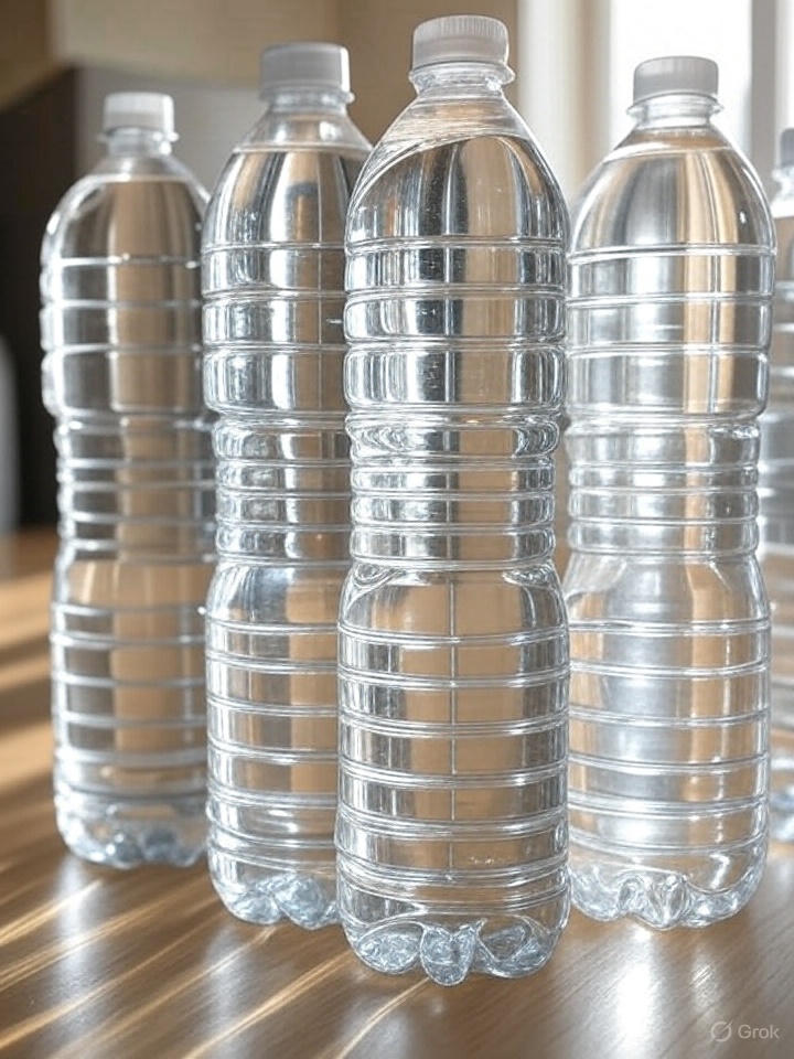 How many bottles of water is a gallon