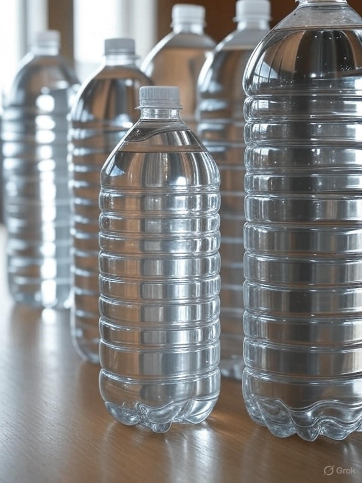 How many bottles of water is a gallon
